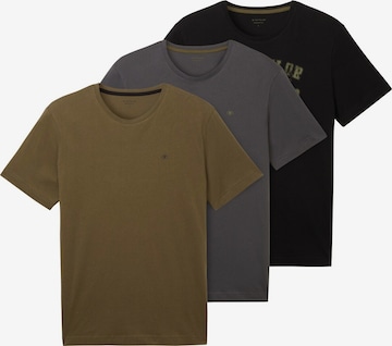 T-Shirt TOM TAILOR en mélange de couleurs : devant