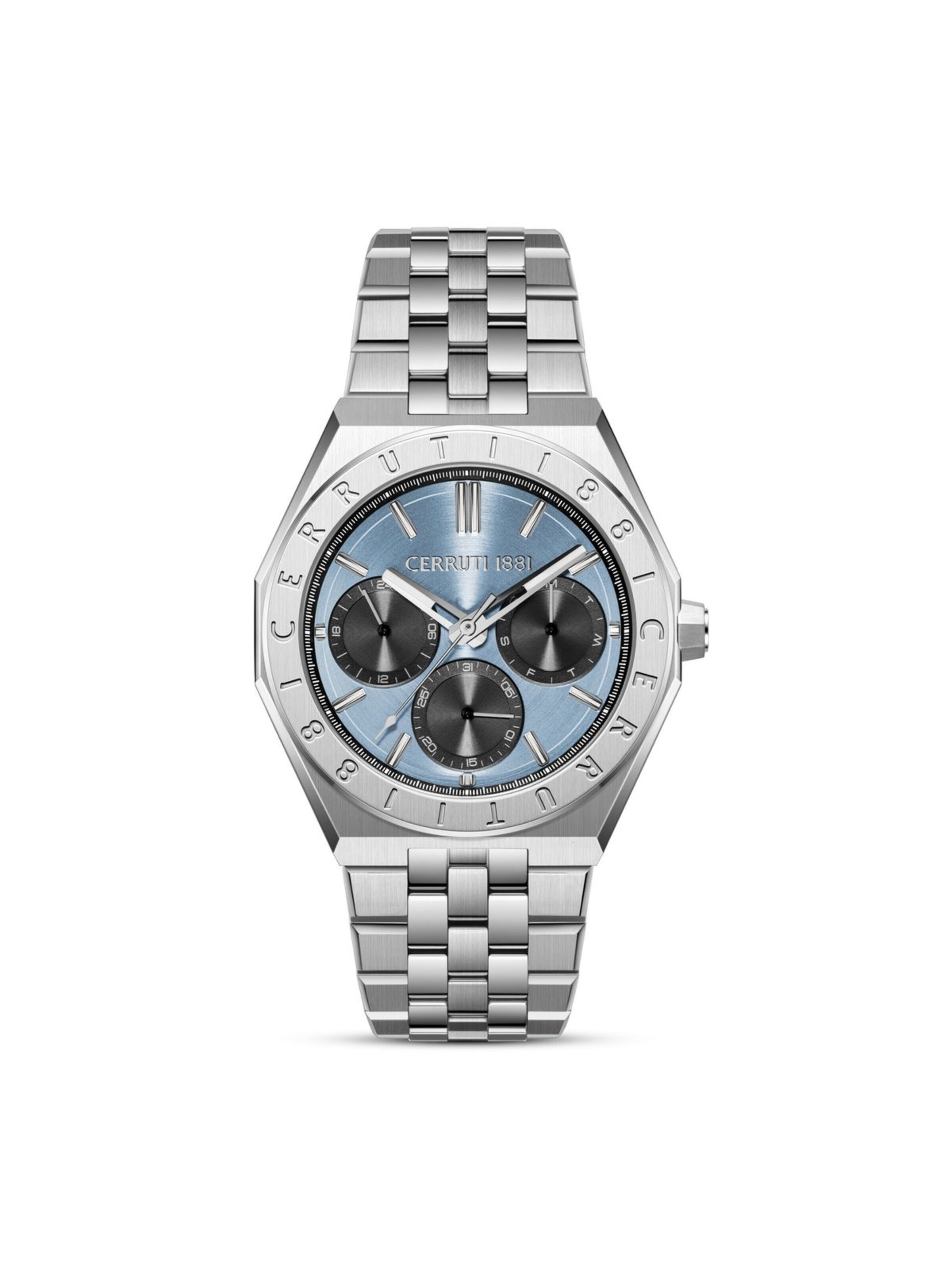 CERRUTI 1881 Analog watch 'Function watch Ravello' in Silver: front
