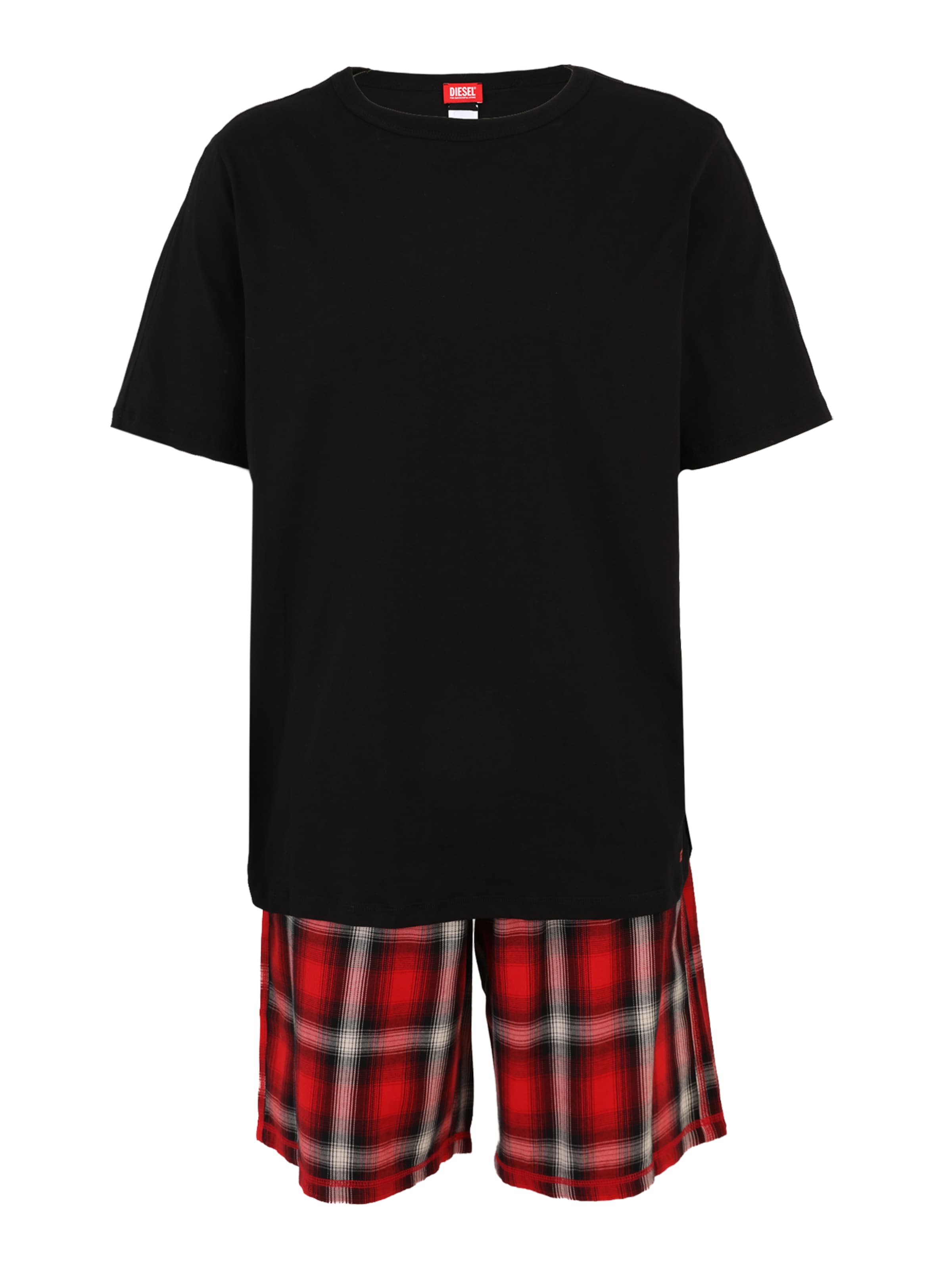 DIESEL Pajama short 'KIT-COLIN' in Cream / Red / Black, Item view