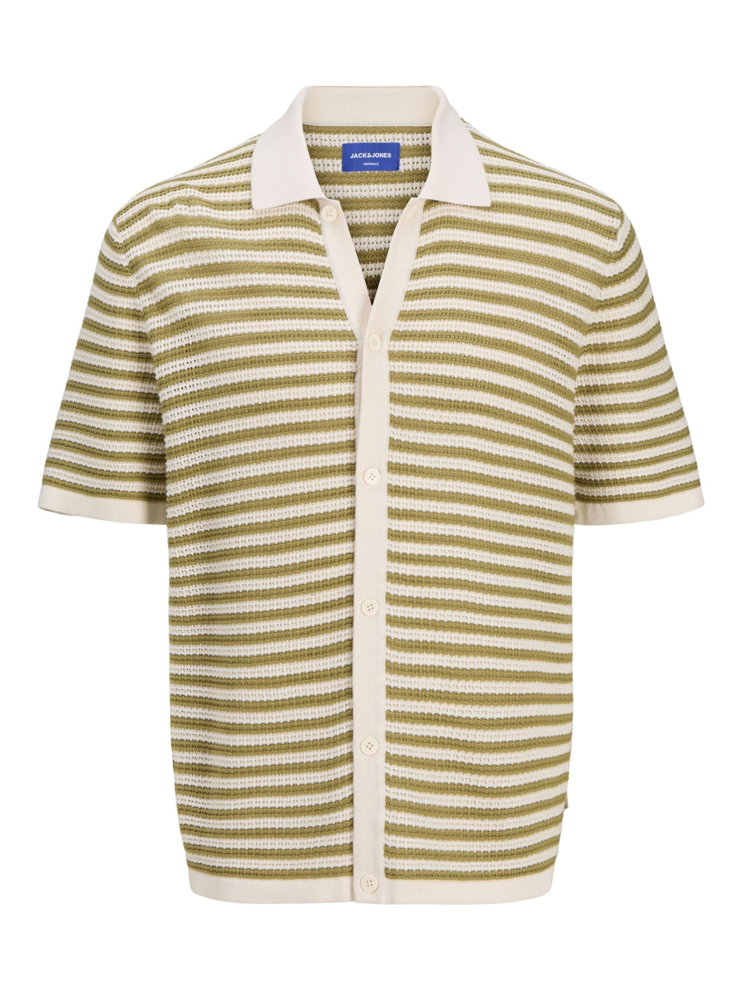 JACK & JONES Kofta 'JORAlmeria' i beige: framsida