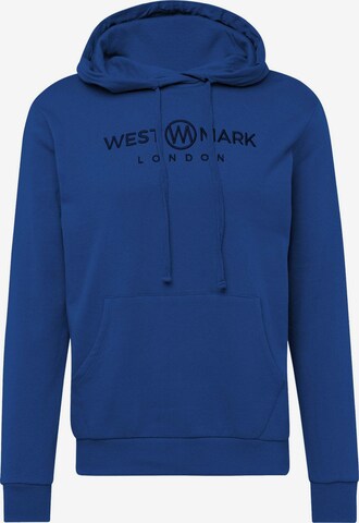 WESTMARK LONDON Sweatshirt 'SIGNATURE' in Blauw: voorkant