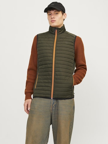 JACK & JONES Vest i grøn: forside
