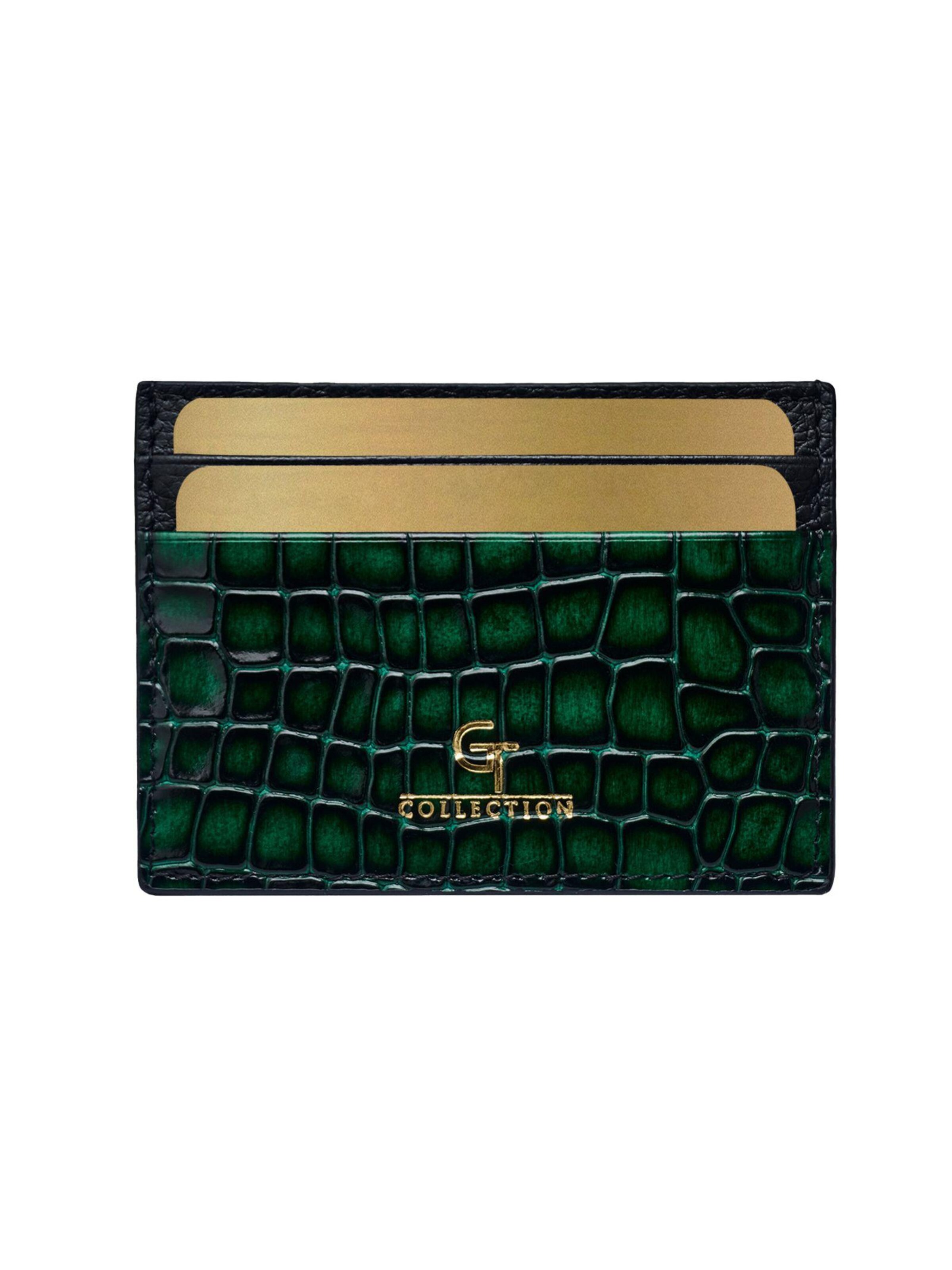 GT Collection - Estuche 'CROC ELITE' en verde: frente