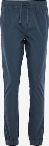 Pantalon cargo 'Presley' Threadbare en bleu : devant