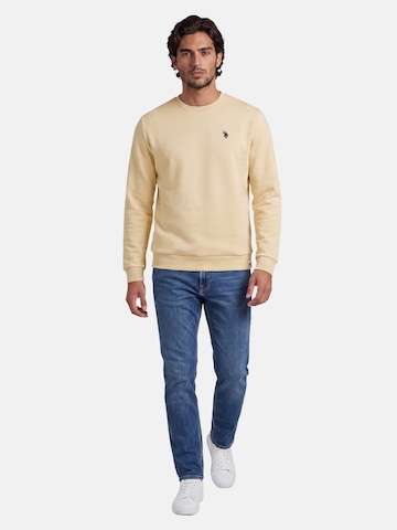 U.S. POLO ASSN. Sweatshirt in Beige