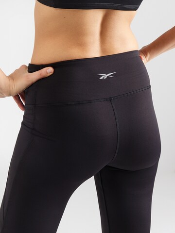 Reebok Flared Παντελόνι φόρμας 'LUX' σε μαύρο