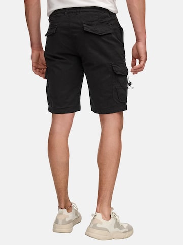 Tazzio Regular Cargohose 'A209' in Schwarz