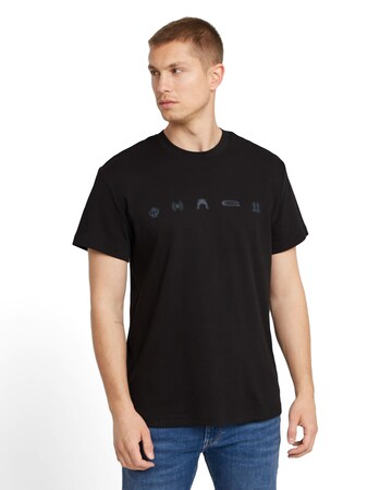 G-STAR Shirt 'Small Symbols' in Black: front