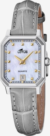 Lotus Analog Watch in Grey: front