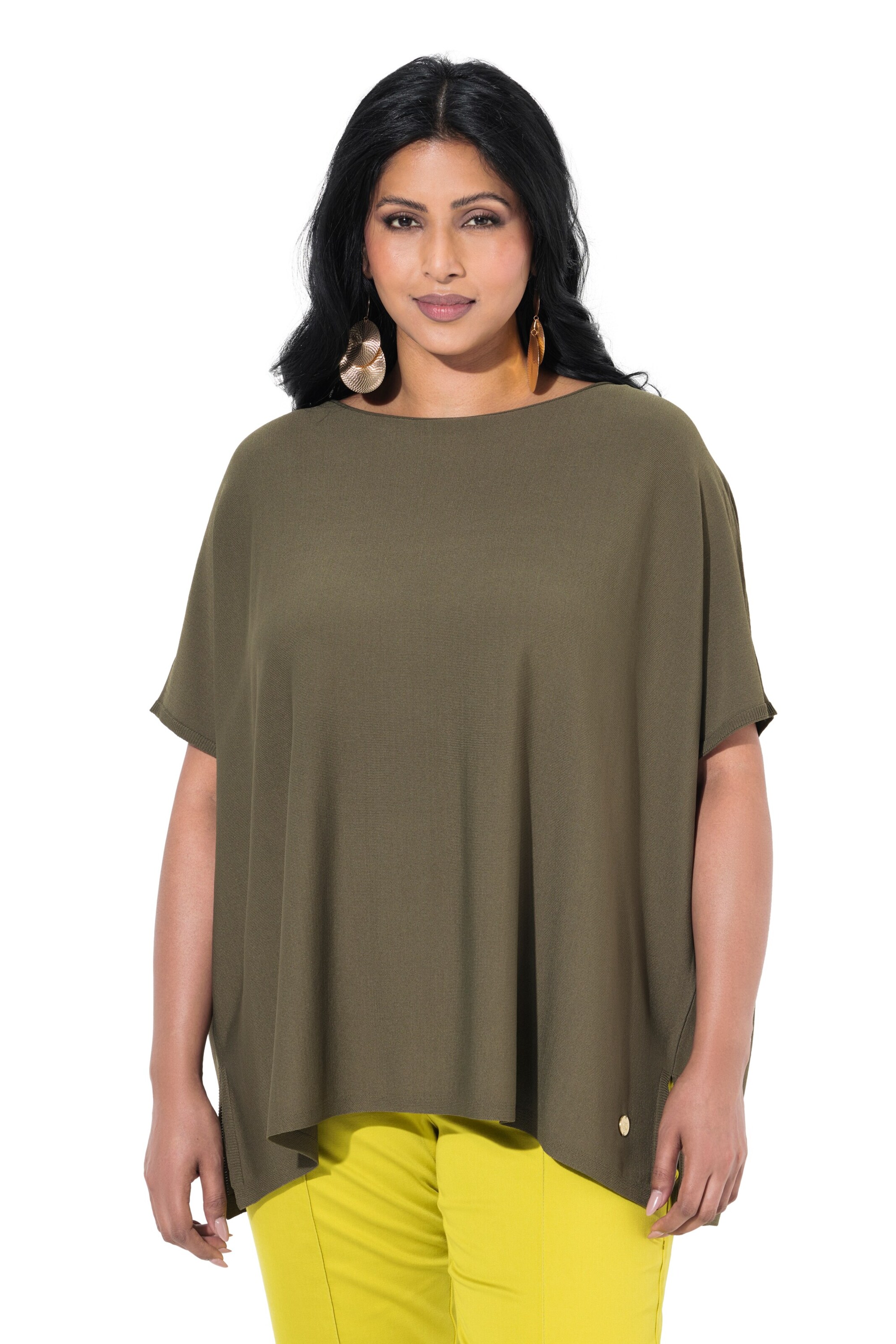 Ulla Popken Bluse in Grün: Vorderseite