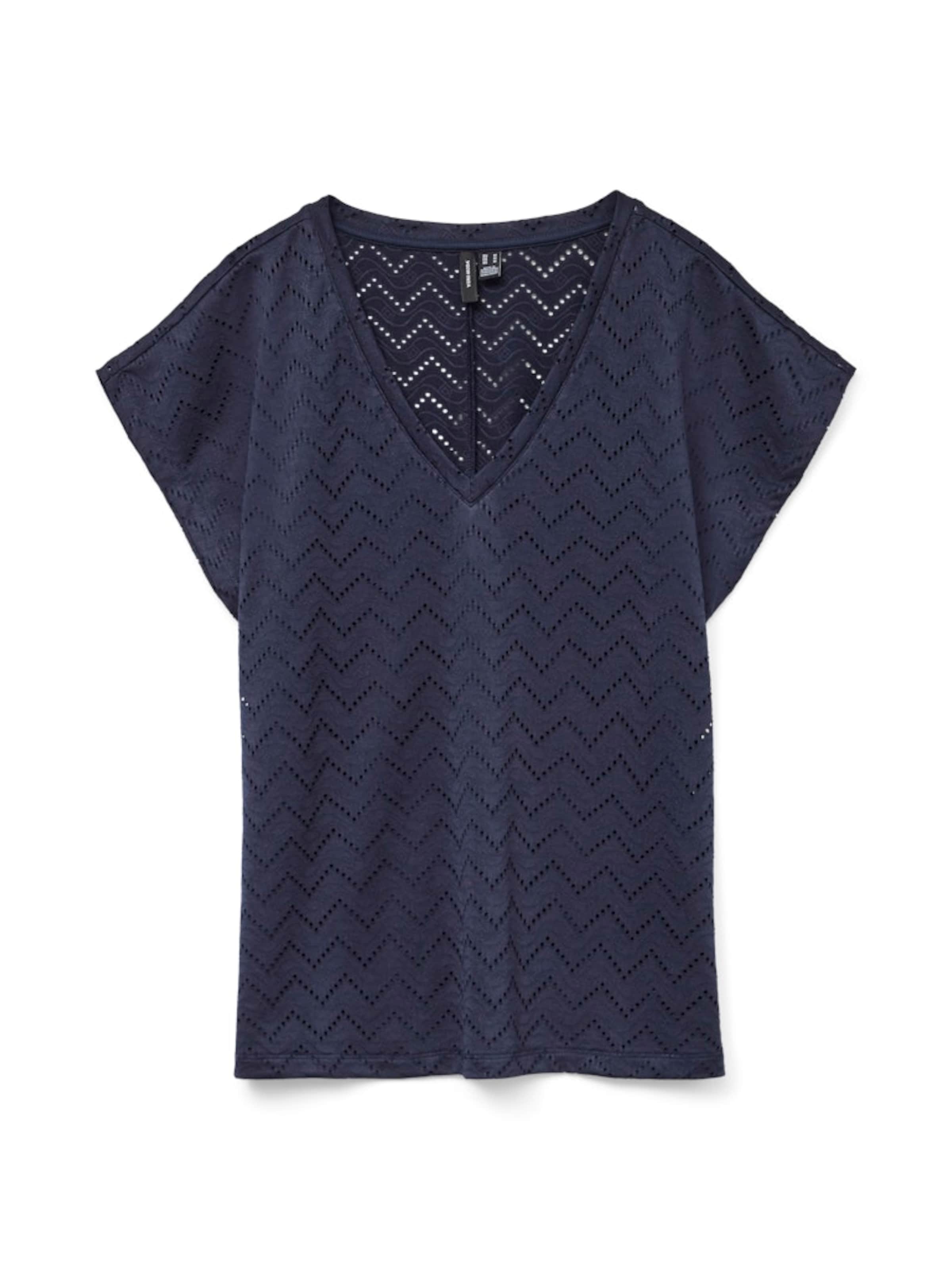 VERO MODA Shirt 'VMTHAS' in Blue: front