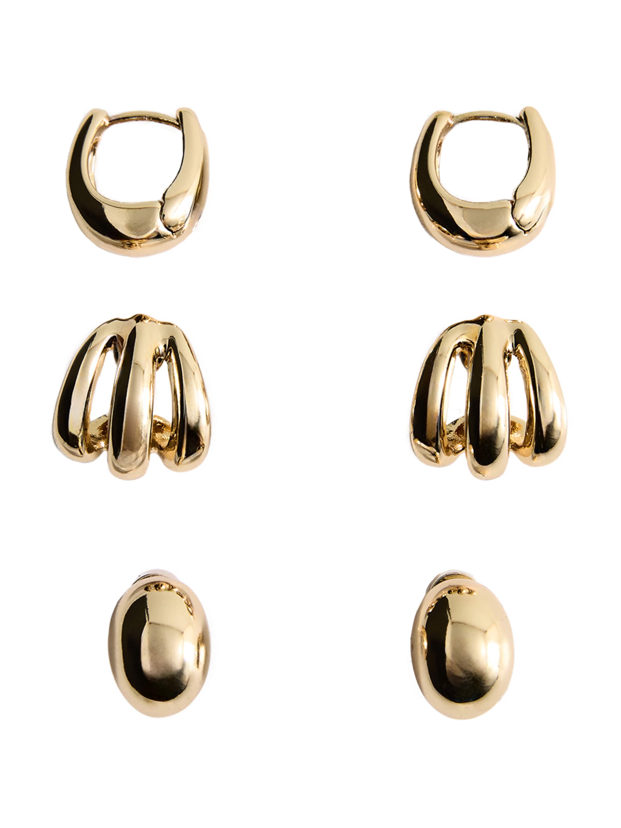 MANGO Ohrringe 'JIM' in One Size in gold, Produktansicht