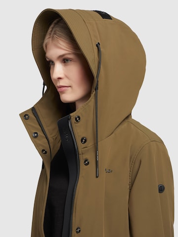 Parka di mezza stagione di khujo in verde