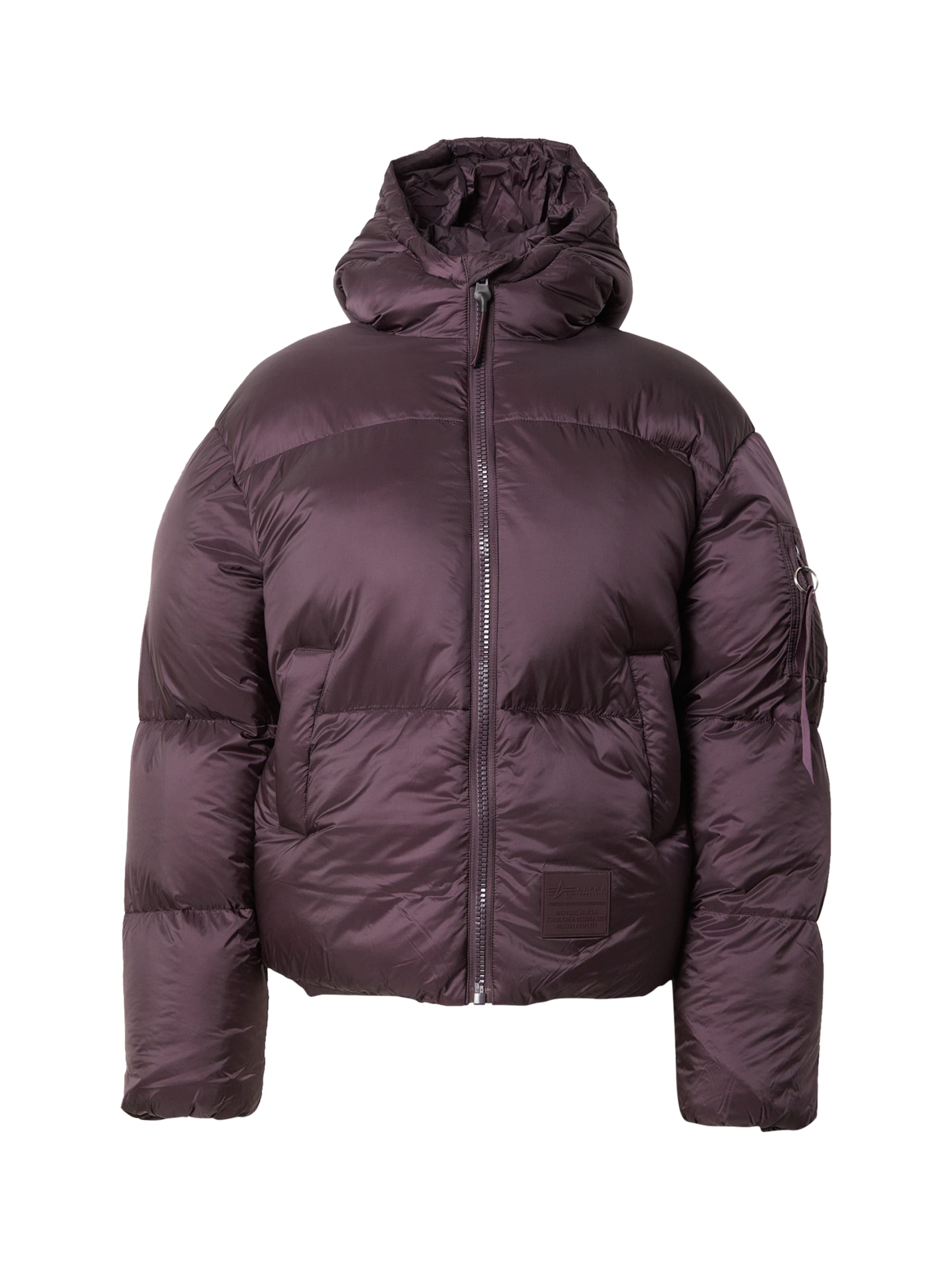 Veste d’hiver ALPHA INDUSTRIES en violet : devant