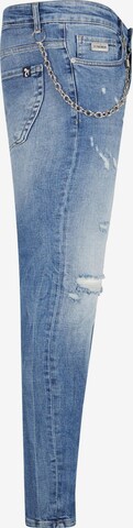 2Y Premium Tapered Jeans in Blau