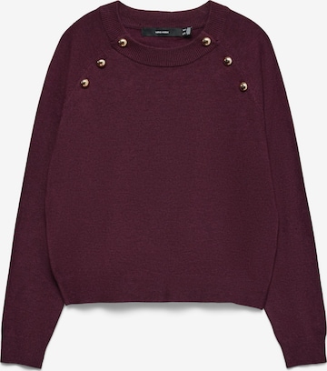 VERO MODAPulover 'VMHAPPY' - crvena boja: prednji dio