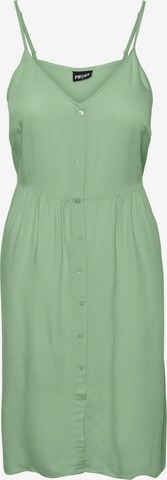 PIECES - Vestido de verano 'Tala' en verde: frente