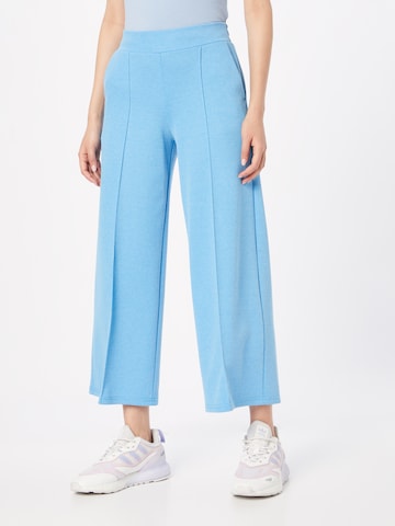 ICHI Zvonové kalhoty Kalhoty 'NEVELIN' – modrá: přední strana