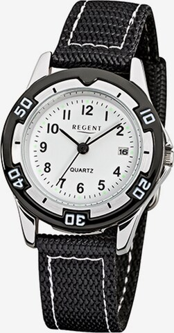 REGENT Watch in Black: front