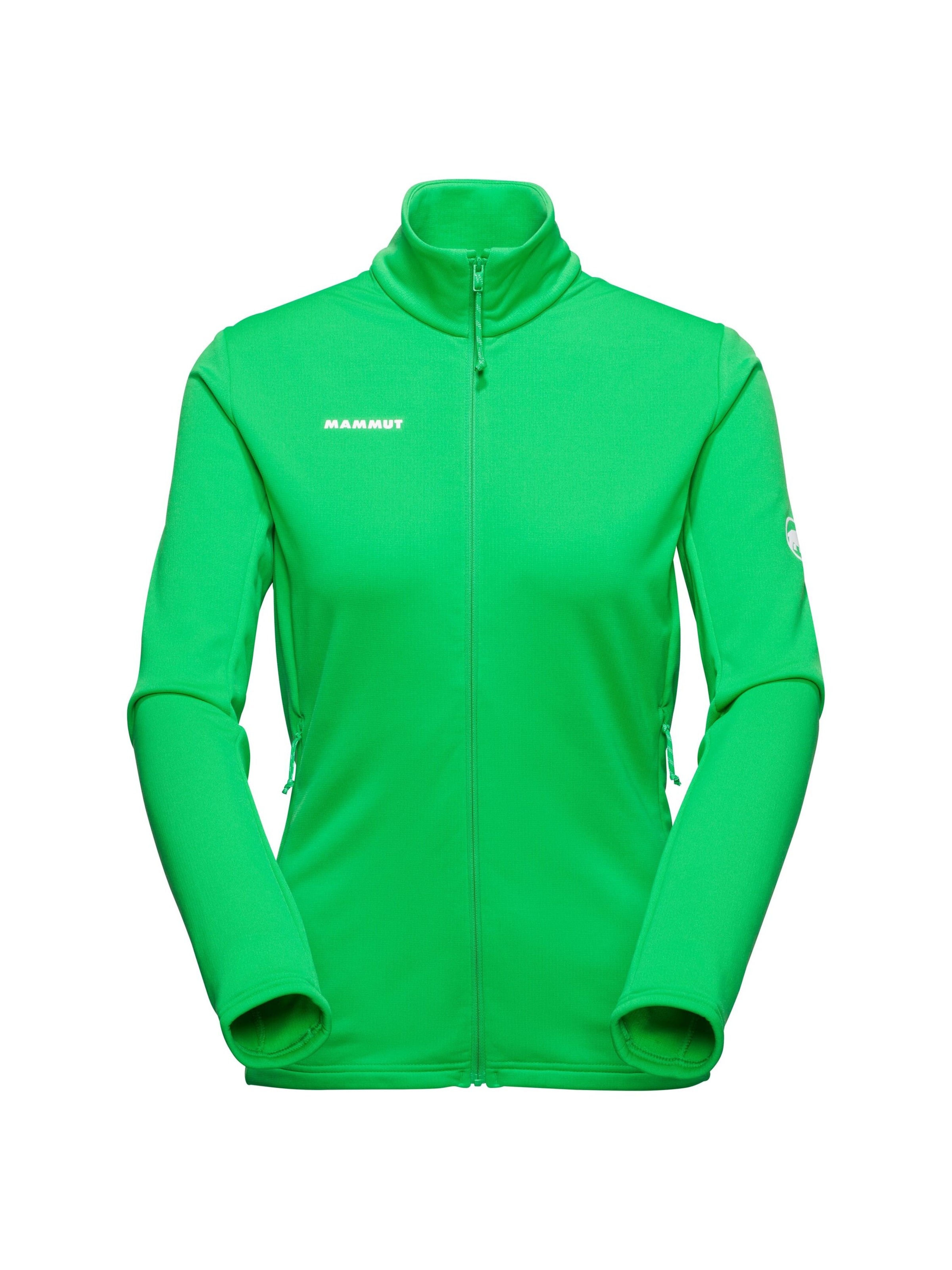 MAMMUT Athletic Fleece Jacket 'Aconcagua Light' in Green: front
