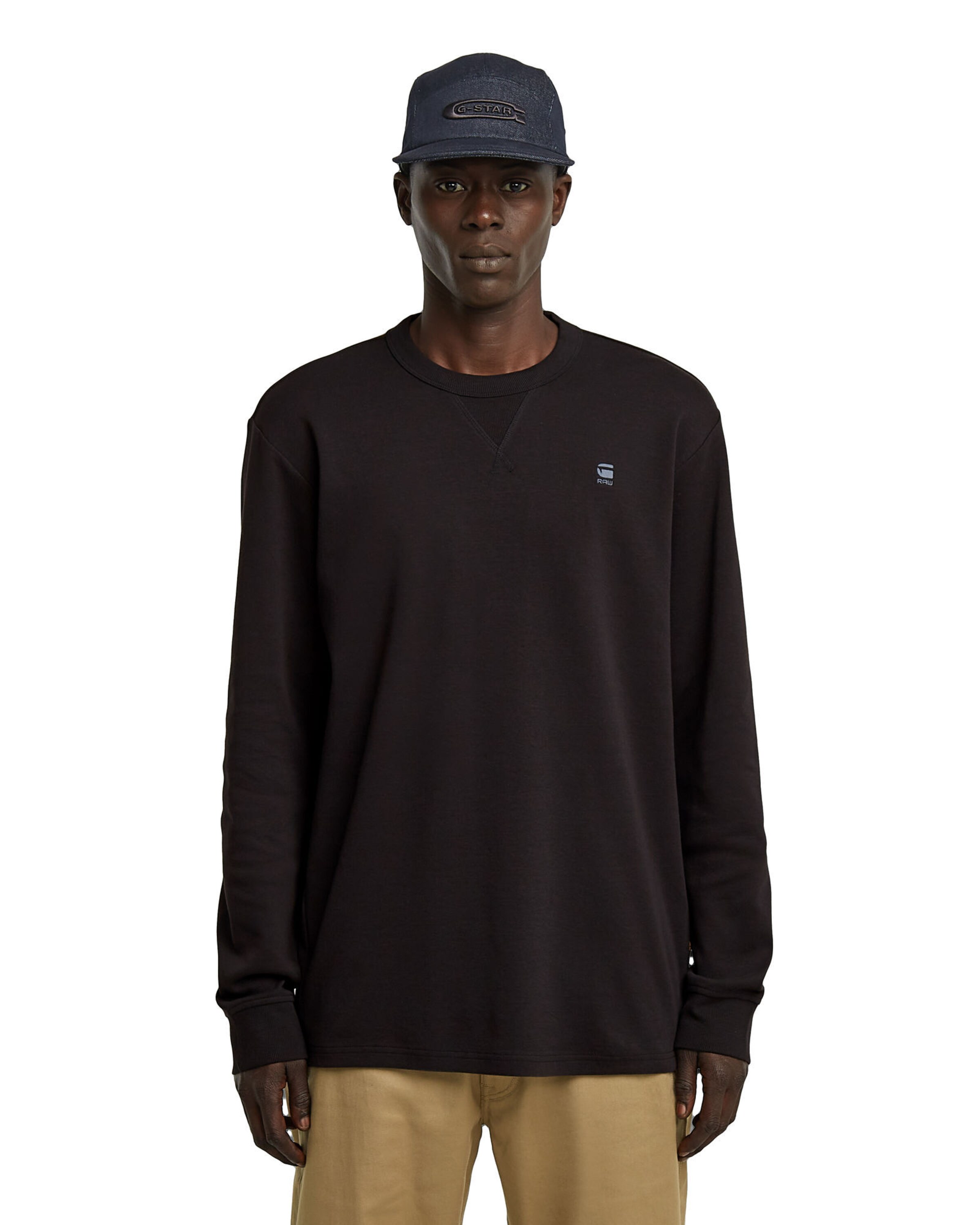 melns G-STAR T-Krekls 'Nifous': no priekšpuses