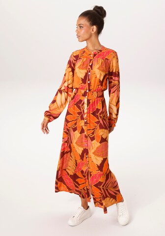 Aniston CASUAL Shirt Dress in Orange