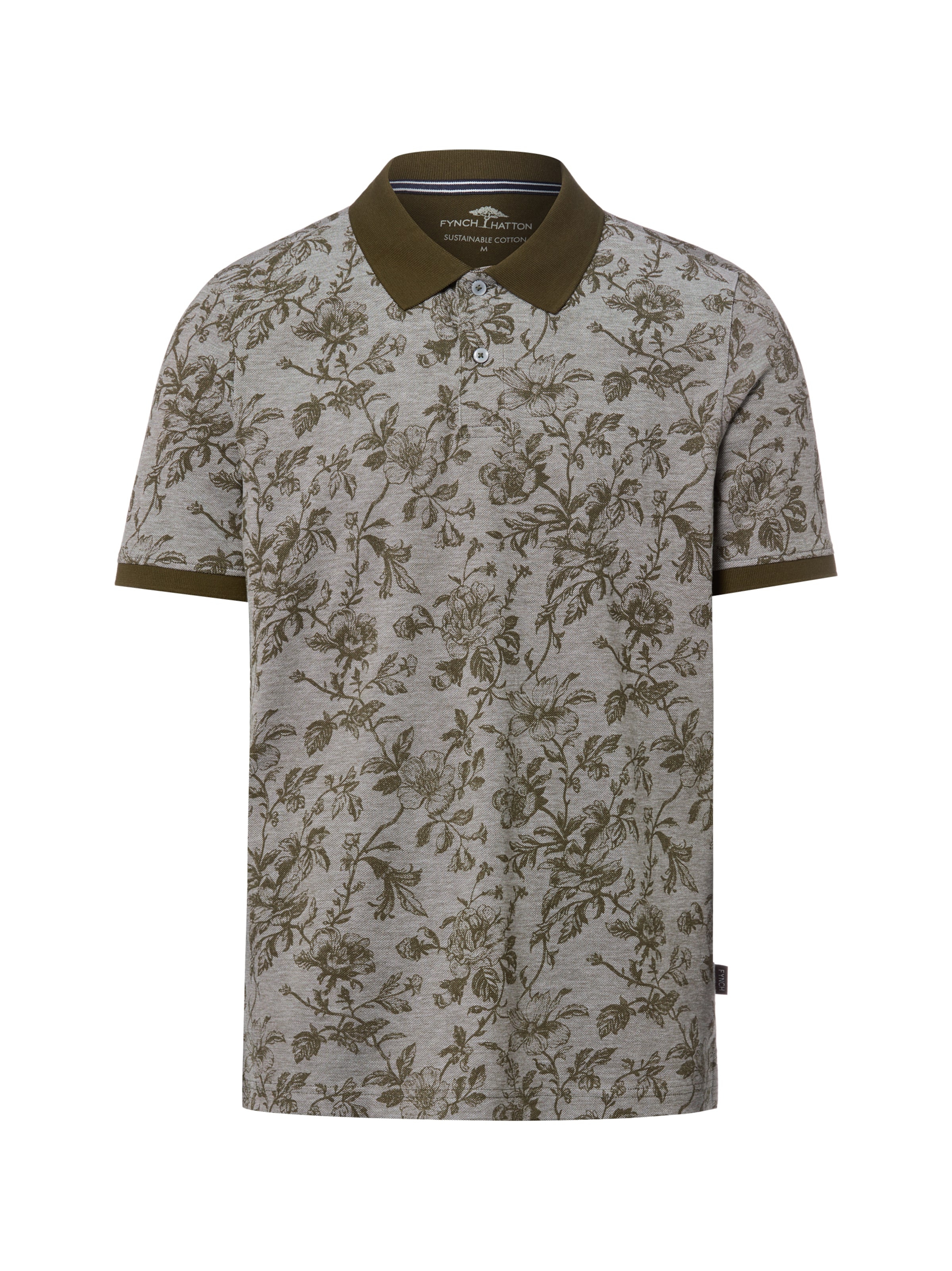 FYNCH-HATTON Poloshirt in Grün: Vorderseite
