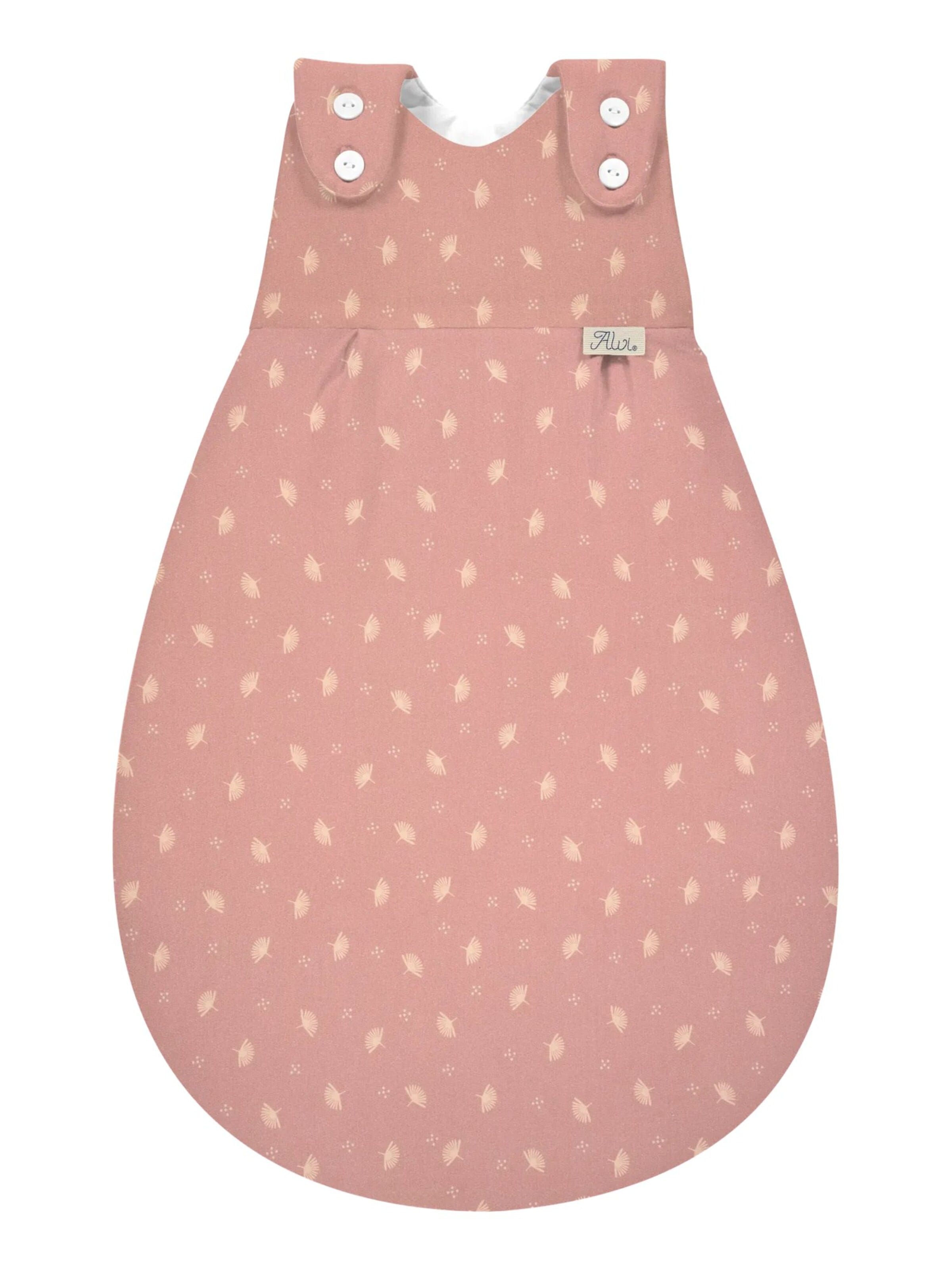 ALVI Sleeping Bag 'Schlafsack Baby-Mäxchen Außensack Baumwolle' in Pink: front