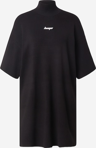 melns HUGO Adīta kleita 'Simo': no priekšpuses