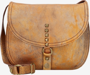 Campomaggi Crossbody Bag in Bronze: front