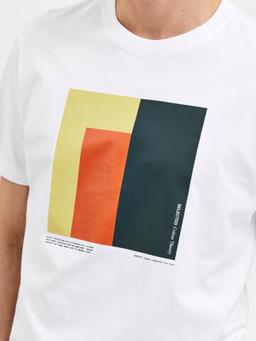 SELECTED HOMME T-Shirt in Weiß