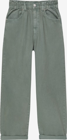 Pull&Bear Loosefit Jeans in Groen: voorkant