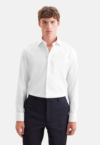 Coupe regular Chemise business SEIDENSTICKER en blanc : devant