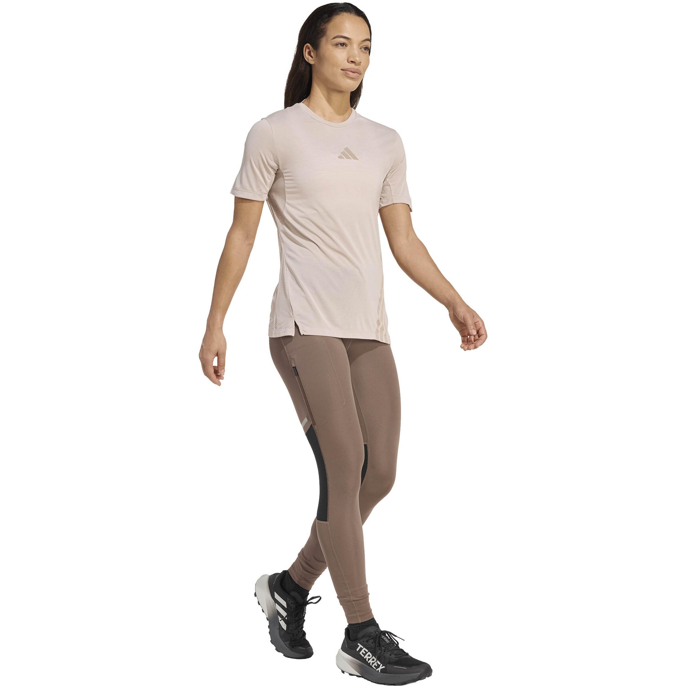 ADIDAS TERREX Funktionsshirt in Beige