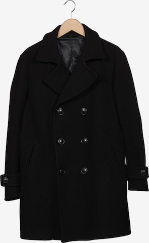 MUJI Mantel L in Schwarz: Vorderseite