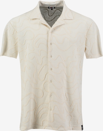 Key LargoRegular Fit Košulja ' KLKARLO ' - bež boja: prednji dio