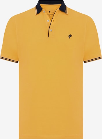 DENIM CULTURE Koszulka 'ZORAN' w kolorze żółty: przód