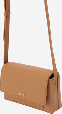 Calvin Klein Crossbody Bag 'Must' in Brown: front