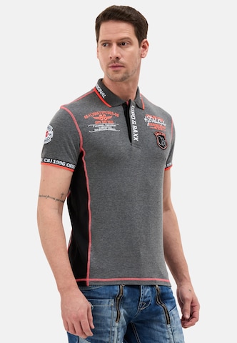 CIPO & BAXX Poloshirt in Grau