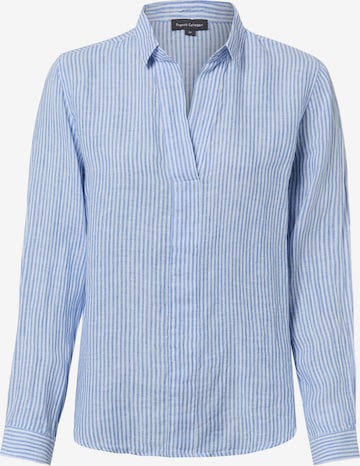 Franco Callegari Bluse in Blau: Vorderseite