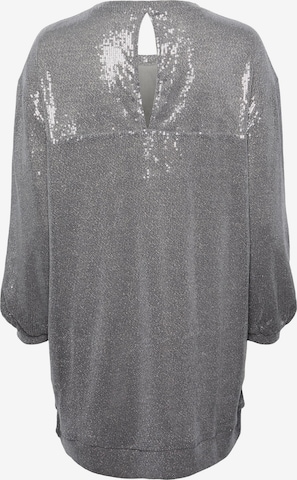 PIECES Dress 'Fawn' in Silver
