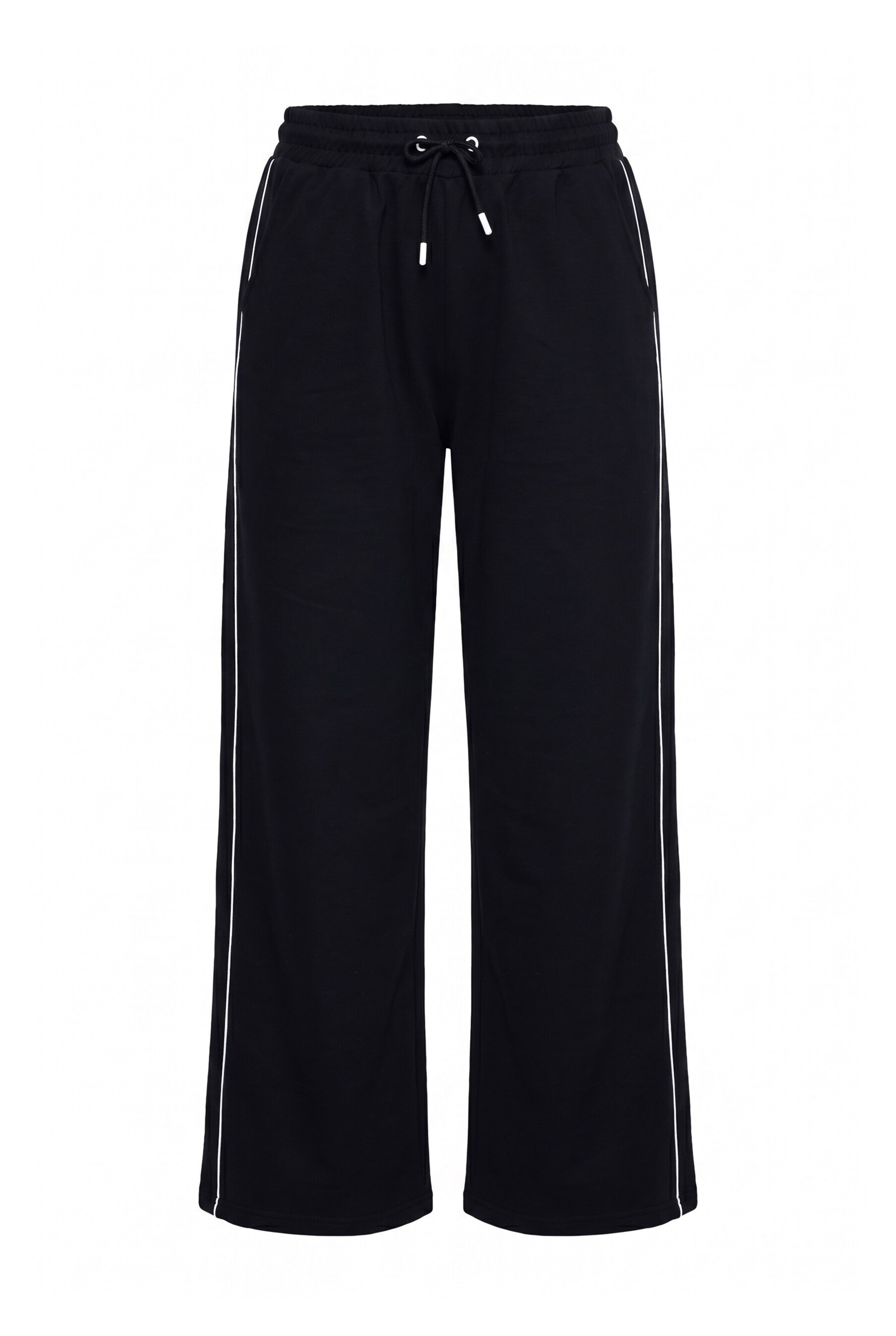 Ulla Popken Loose fit Trousers in Black: front
