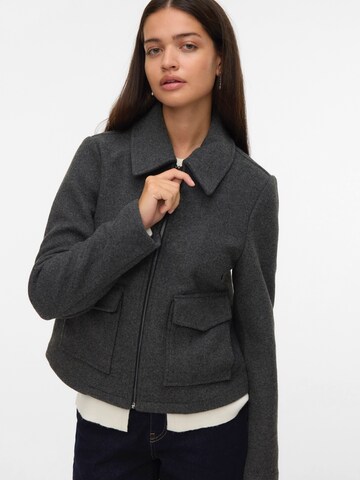 VERO MODA Between-season jacket 'VMSAFIR' in Grey: front