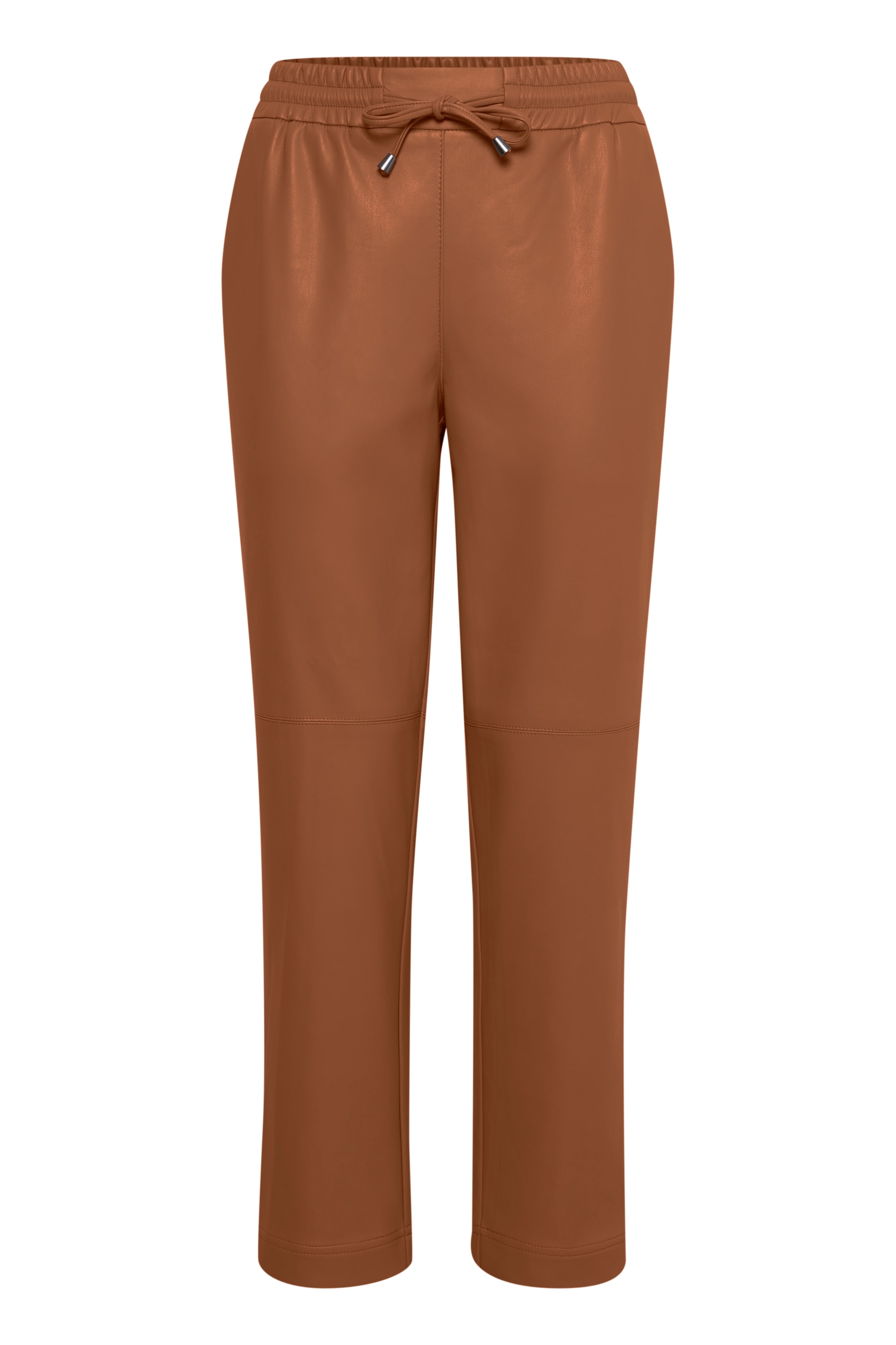 Oxmo Loose fit Trousers 'PAULIA' in Brown: front