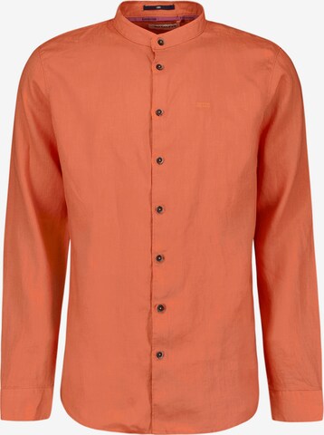 No Excess Regular fit Button Up Shirt in Orange: front