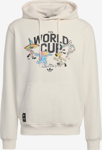 ADIDAS ORIGINALS Sweatshirt 'FIFA Weltmeisterschaft 26™' in White: front