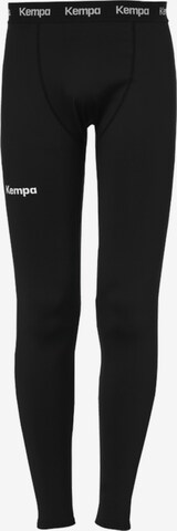 KEMPA Skinny Workout Pants in Black: front