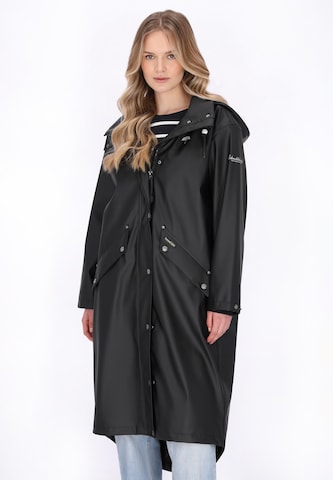 Manteau fonctionnel Drymaster en noir : devant