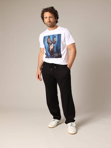 Loosefit Pantalon Deeluxe en noir
