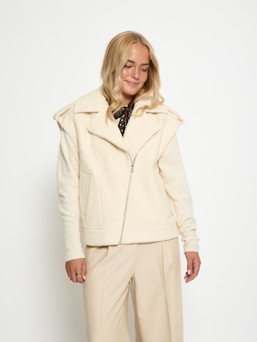 Gilet 'June' Peppercorn en beige : devant